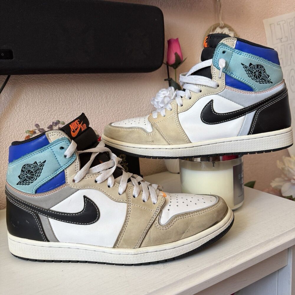Air Jordan 1 High Prototype Nike Retro OG DC6515-100 White Multi Men’s Size 10